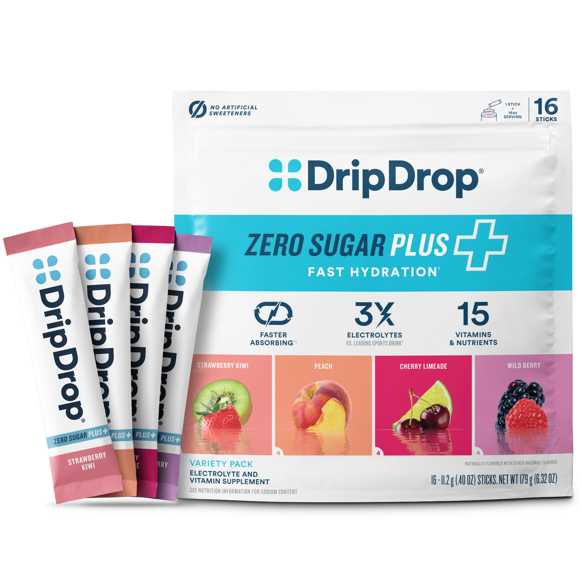 dripdrop-zero-sugar-plus-strawberry-kiwi-peach-cherry-limeade-wild-berry-16-oz-sticks-16-count-a5 Pouch_16ct_Front16ozSticks_VSPlus_Variety_B.png