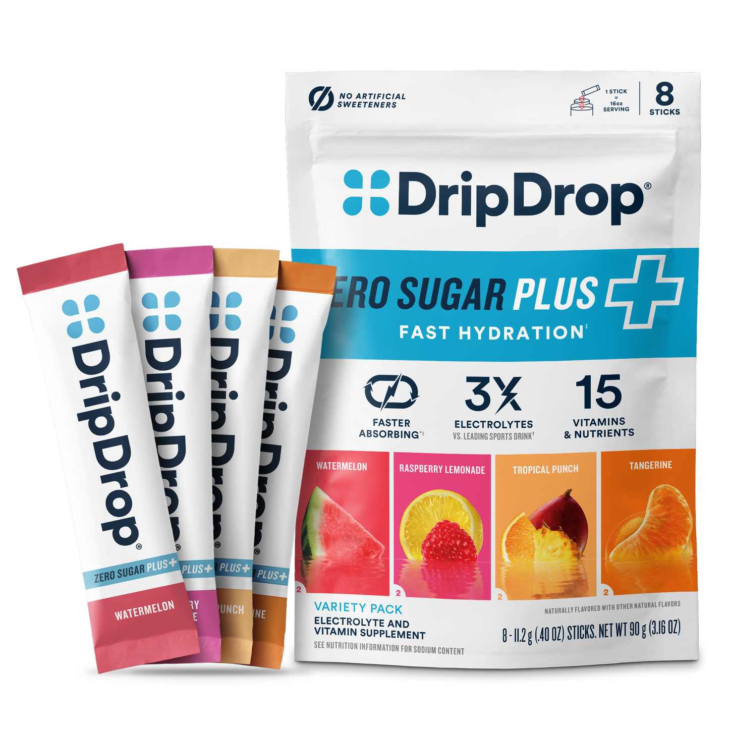 dripdrop-zero-sugar-plus-watermelon-tangerine-tropical-punch-raspberry-lemonade-16-oz-sticks-8-count-q9 Pouch_8ct_Front16ozSticks_VSPlus_Variety_A.png