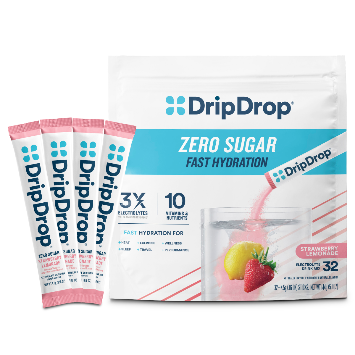 dripdrop-zero-sugar-strawberry-lemonade-electrolyte-powder-8-oz-sticks-32-count-t9 Zero_Strawberry_Lemonade_-_32ct_-_Transparent.png