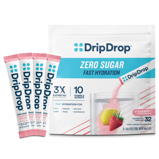 dripdrop-zero-sugar-strawberry-lemonade-electrolyte-powder-8-oz-sticks-32-count-t9 Zero_Strawberry_Lemonade_-_32ct_-_Transparent.png